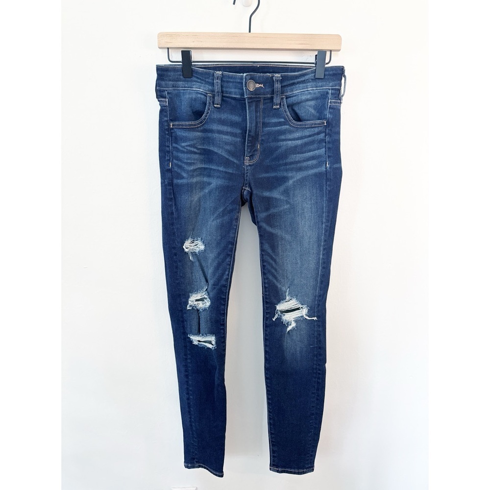 American Eagle Outfitters Jegging Blue Jeans in Women’s Size 8 Regular EUC